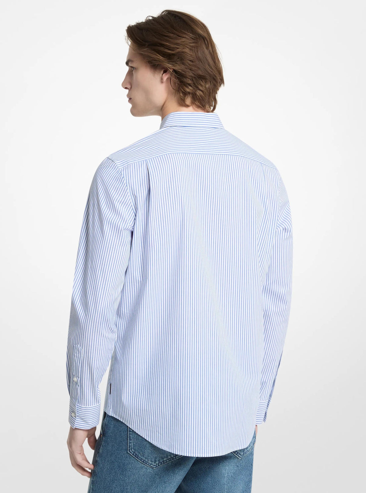Camisa de algodón a rayas