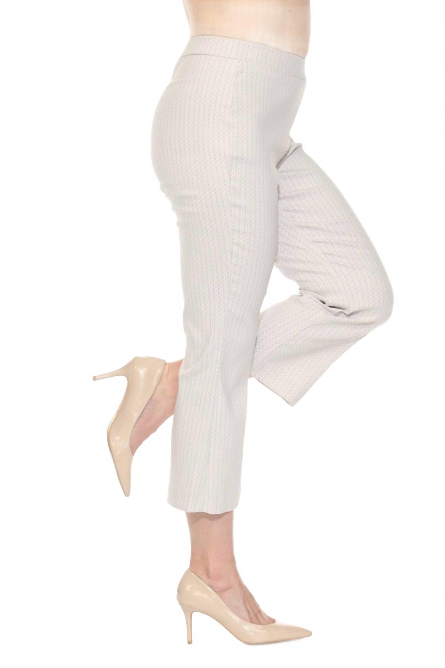 Pantalón color blanco y gris