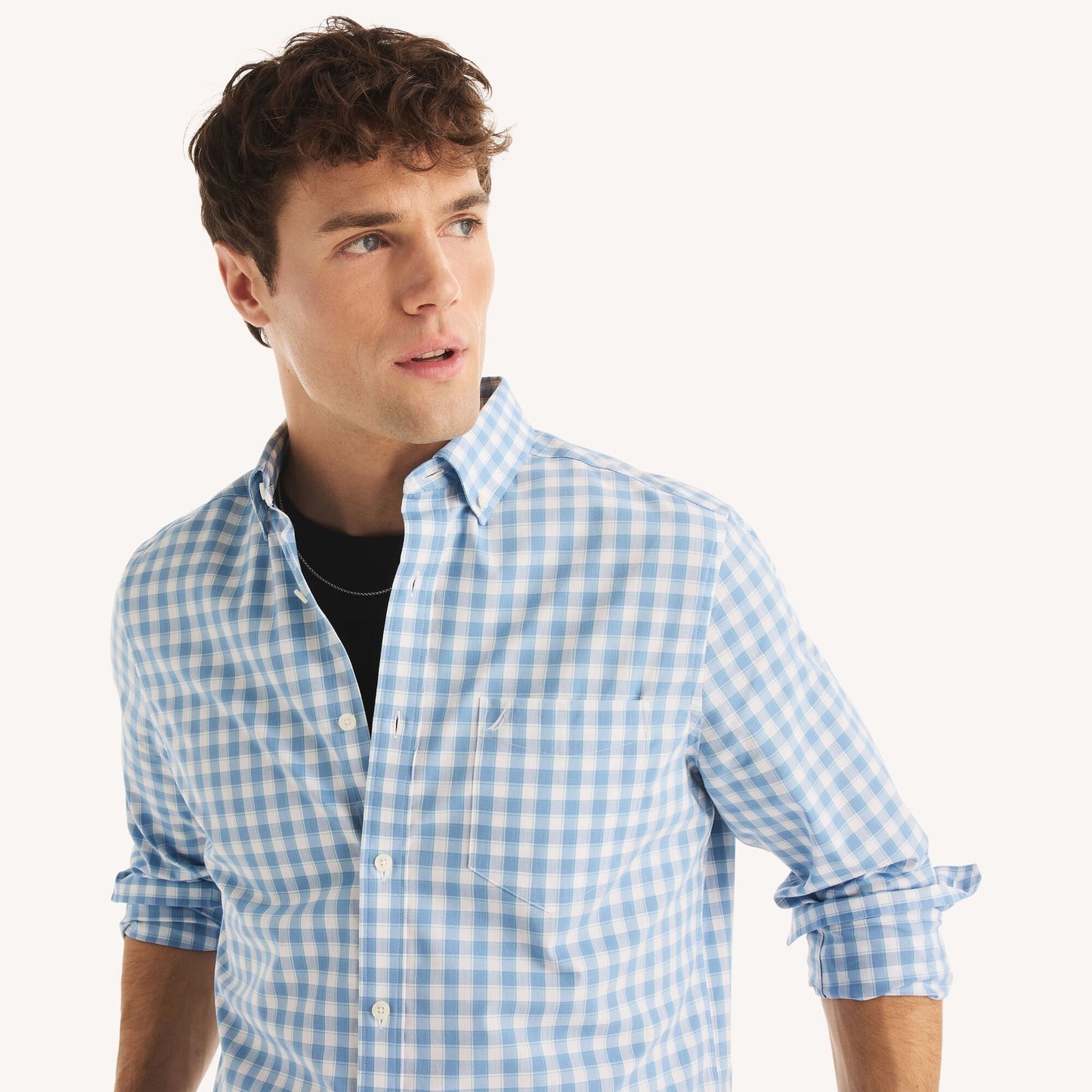 Camisa de hombre a cuadros