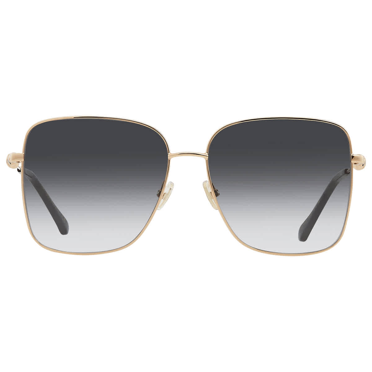 Gafas de sol de mujer de montura cuadrada color gris