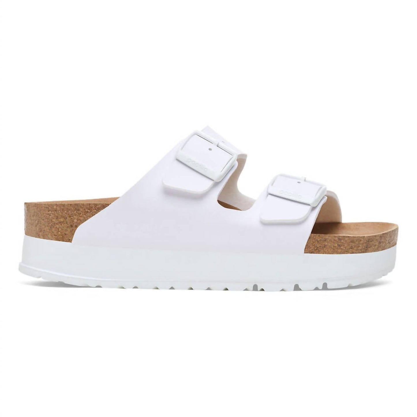 Sandalias de mujer con plataforma color blanco