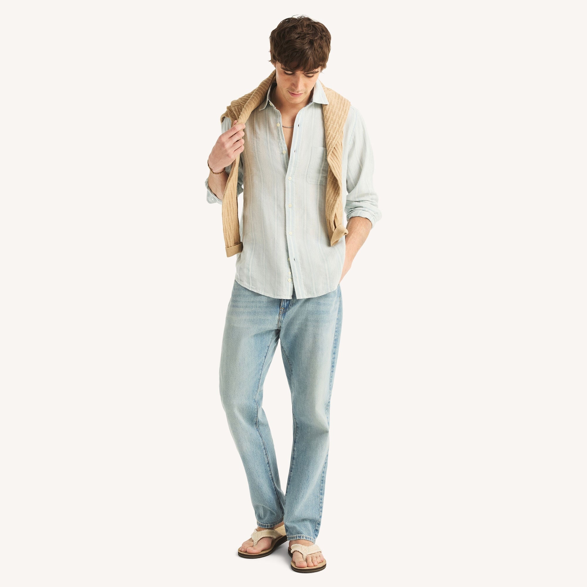 Camisa de hombre a rayas