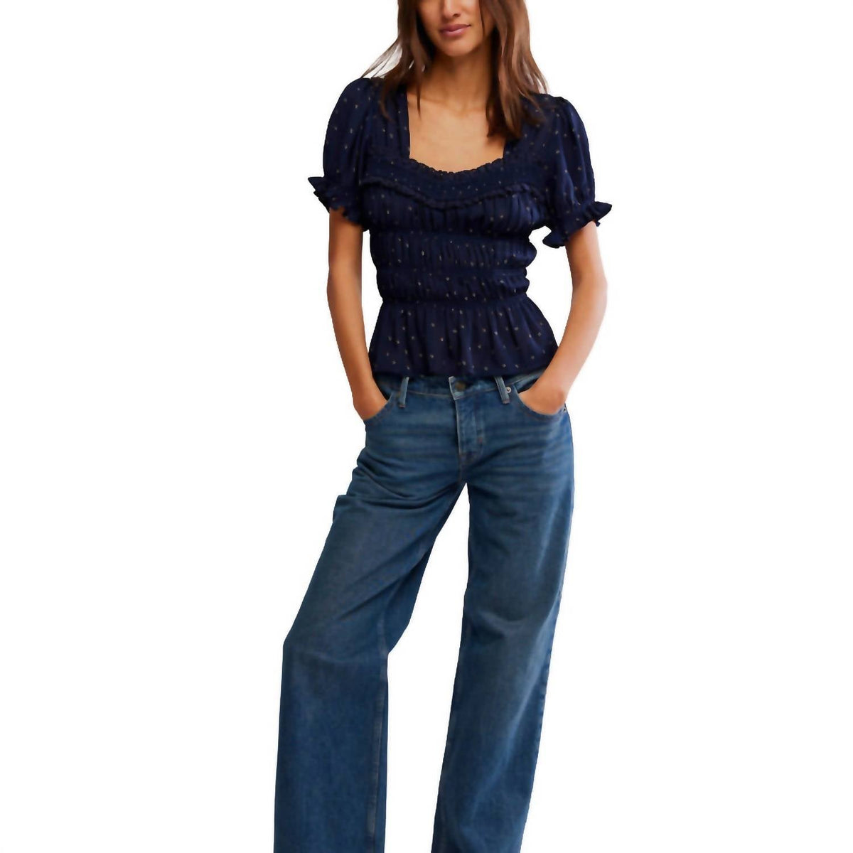 Blusa de manga corta