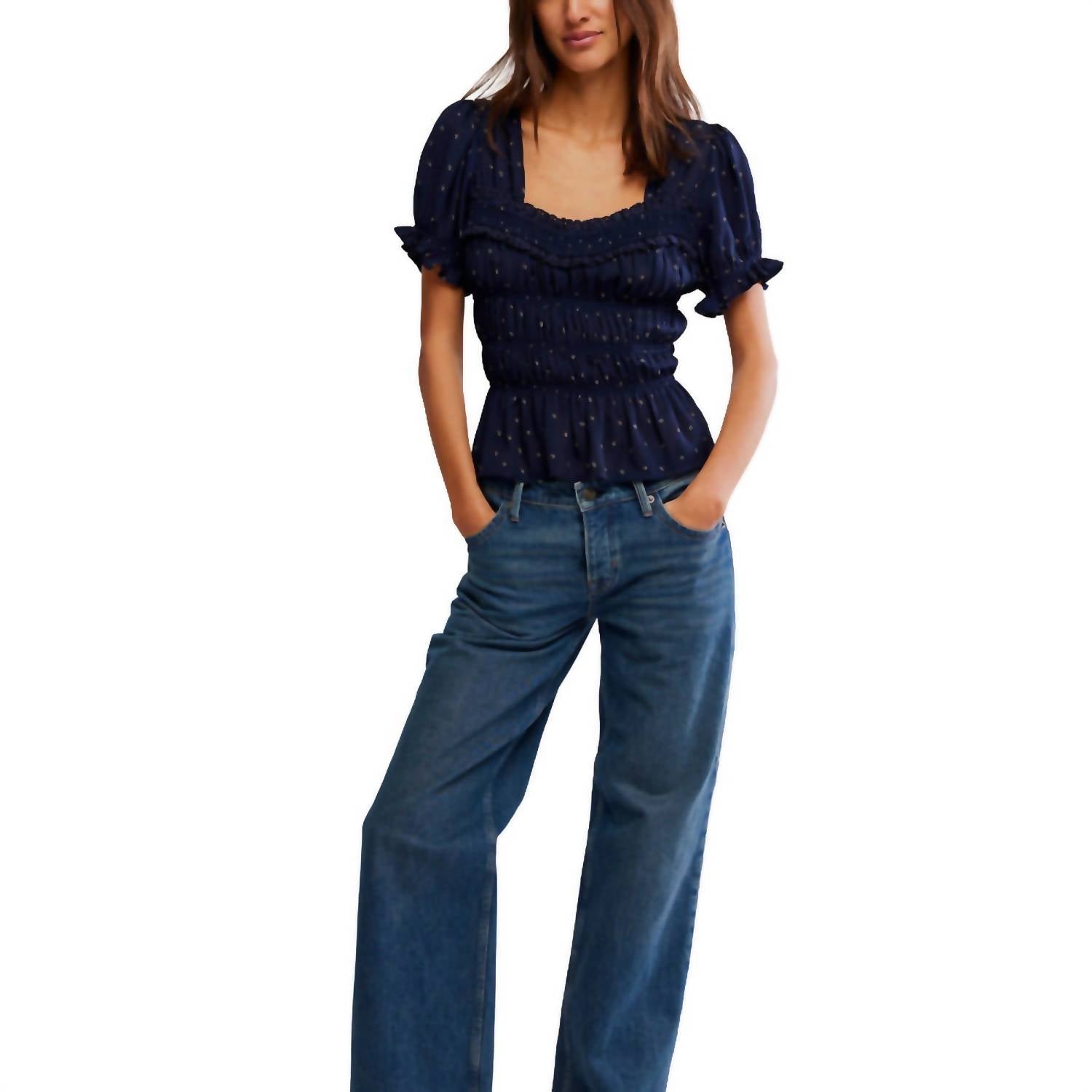 Blusa de manga corta