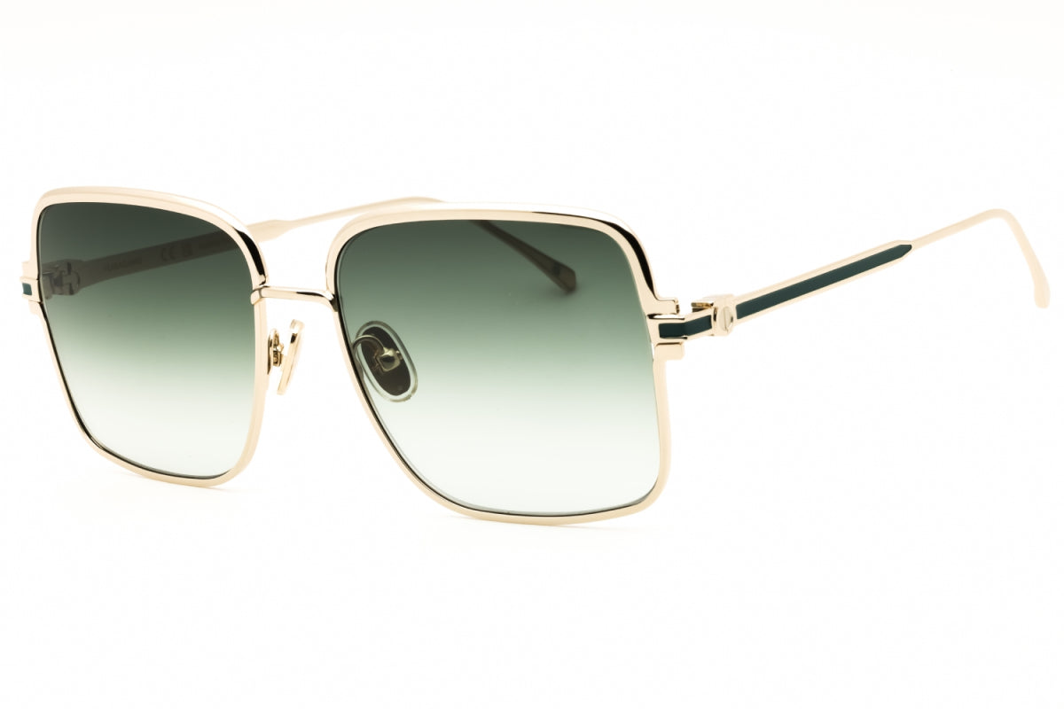Gafas color verde y dorado