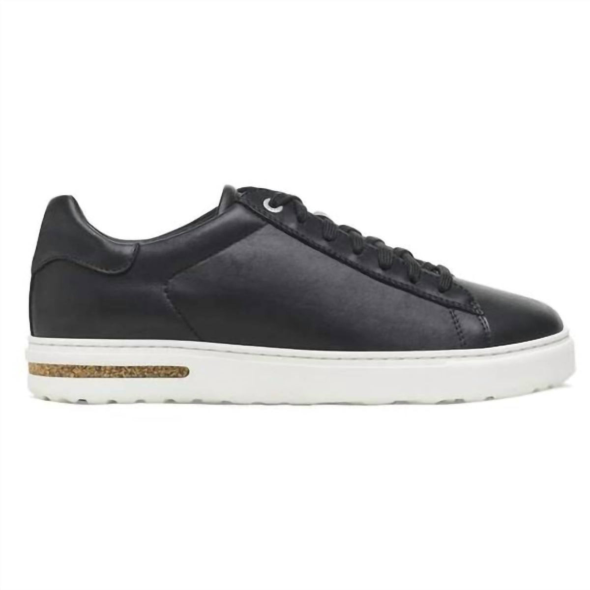 Tenis de mujer de cuero color negro
