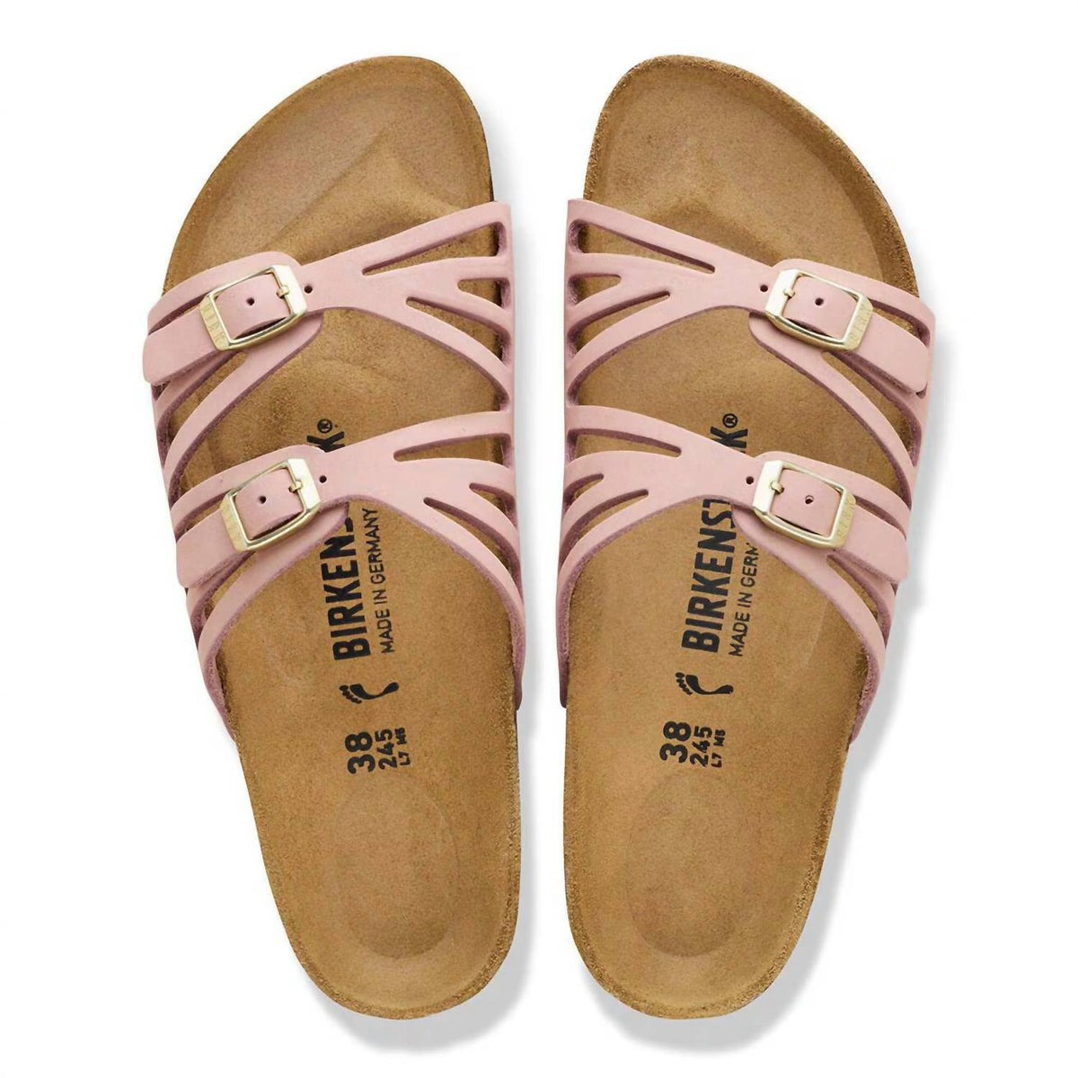 Sandalias de mujer color rosado