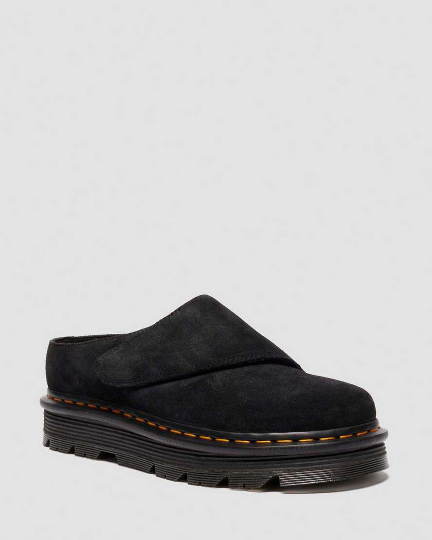 Zapatos destalonados de gamuza