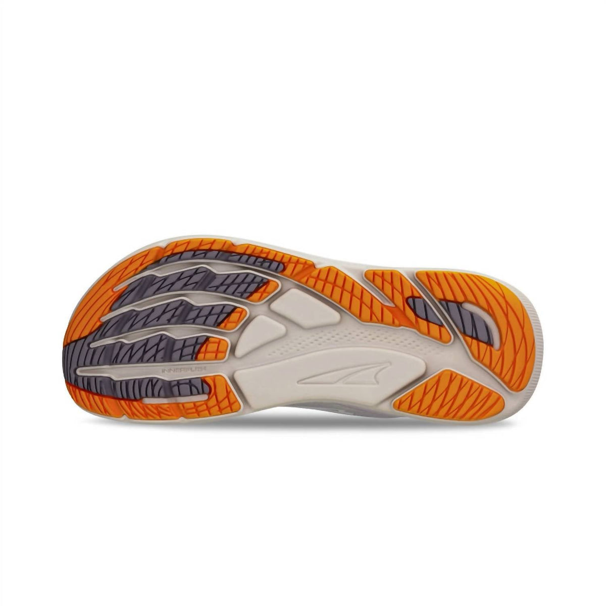 Zapatos de hombre color gris y naranja