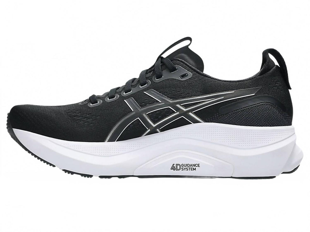 Tenis para correr de hombre color negro y blanco