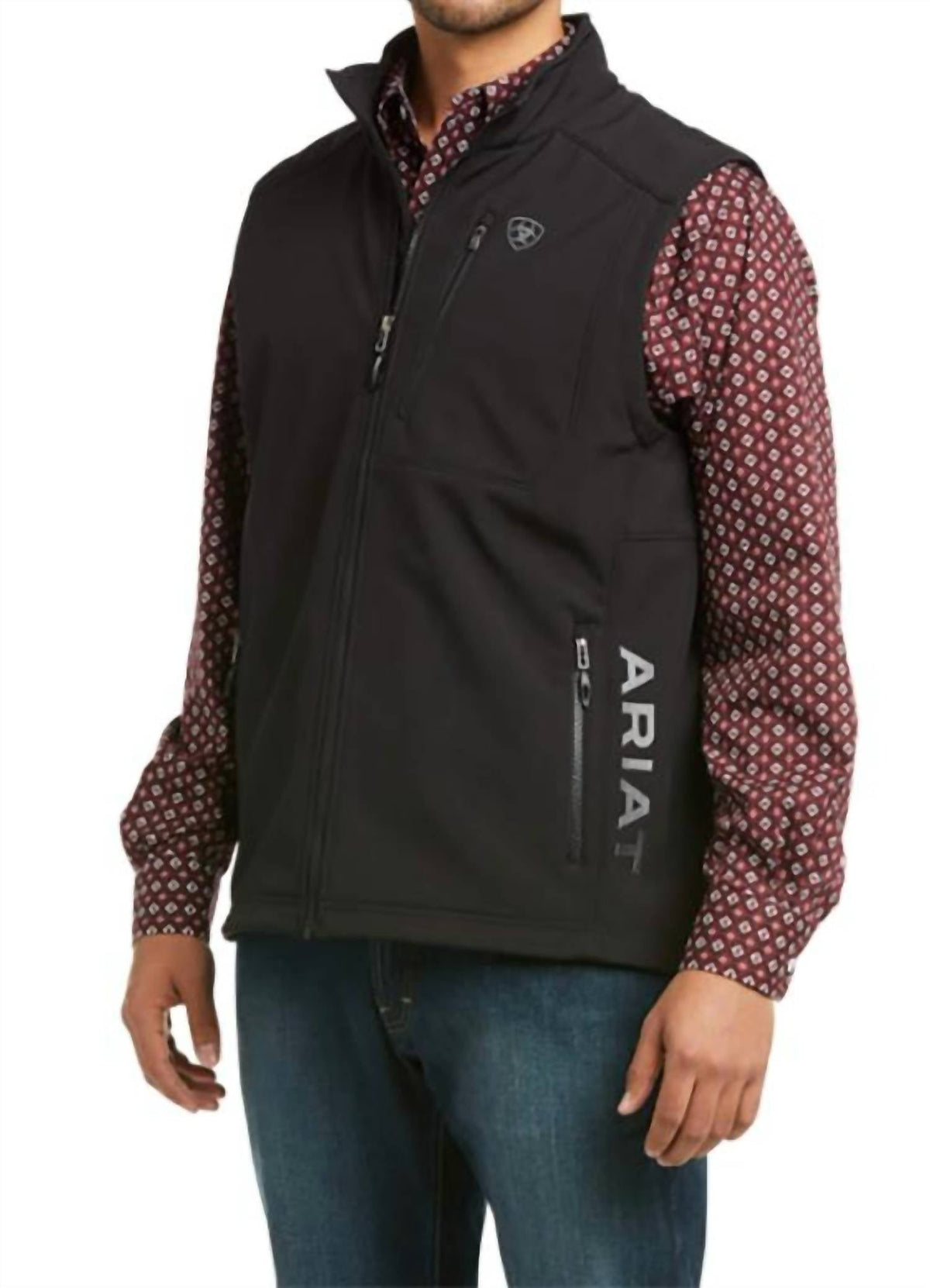 Chaleco de hombre color negro