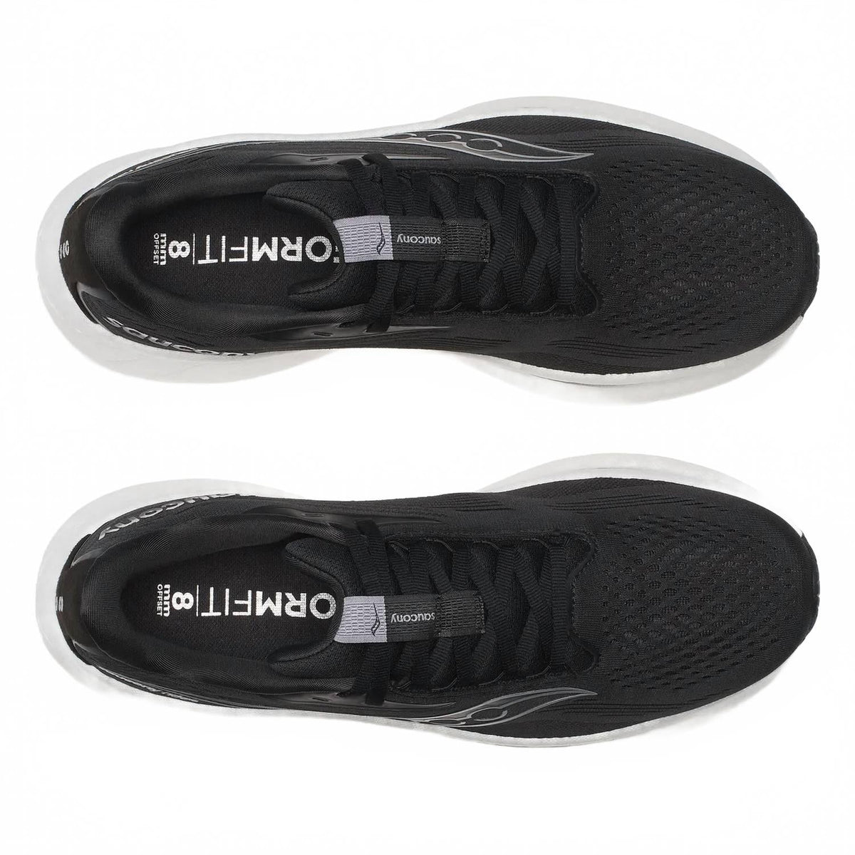 Tenis para correr de hombre color negro y blanco