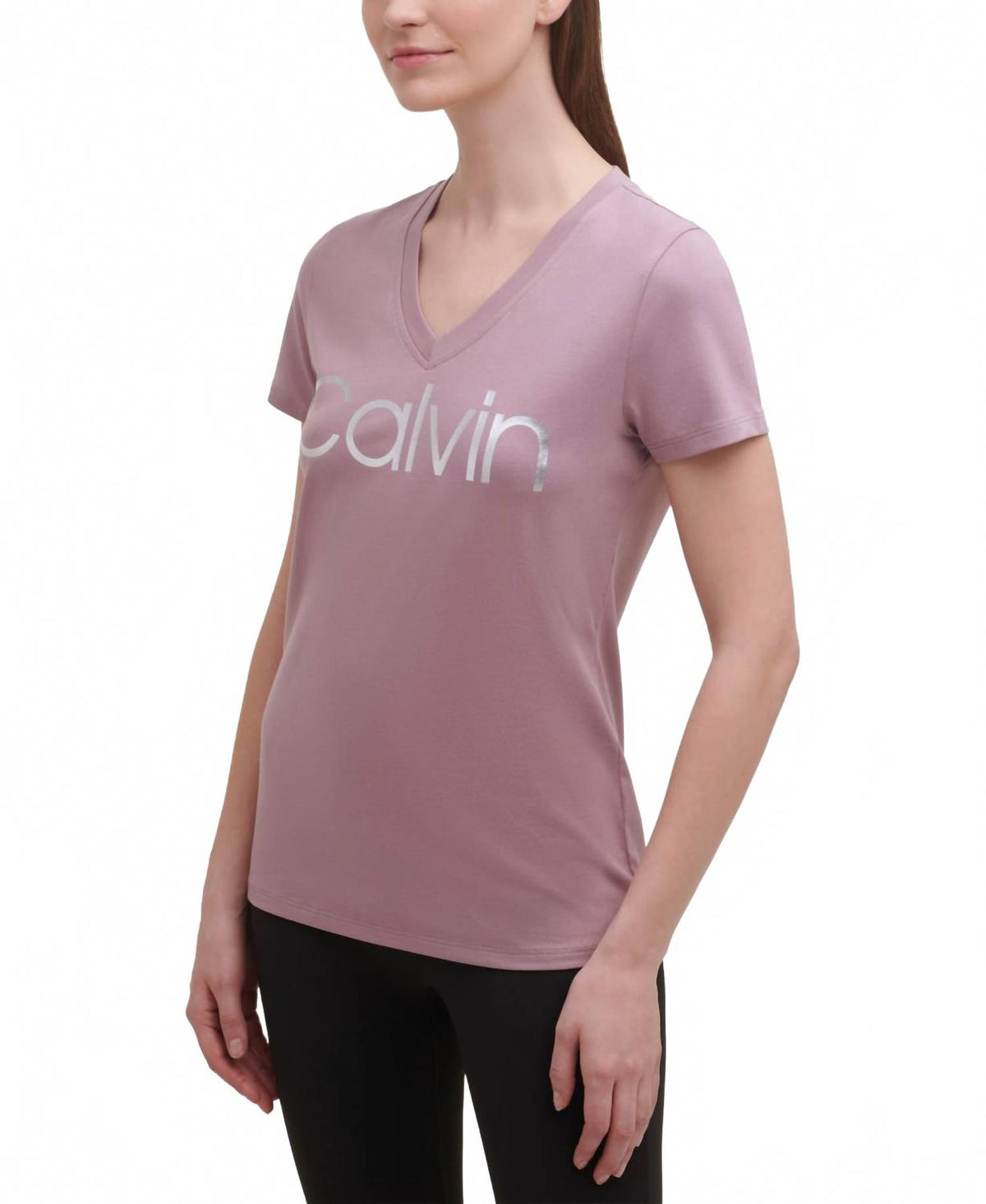 Camiseta color plateado