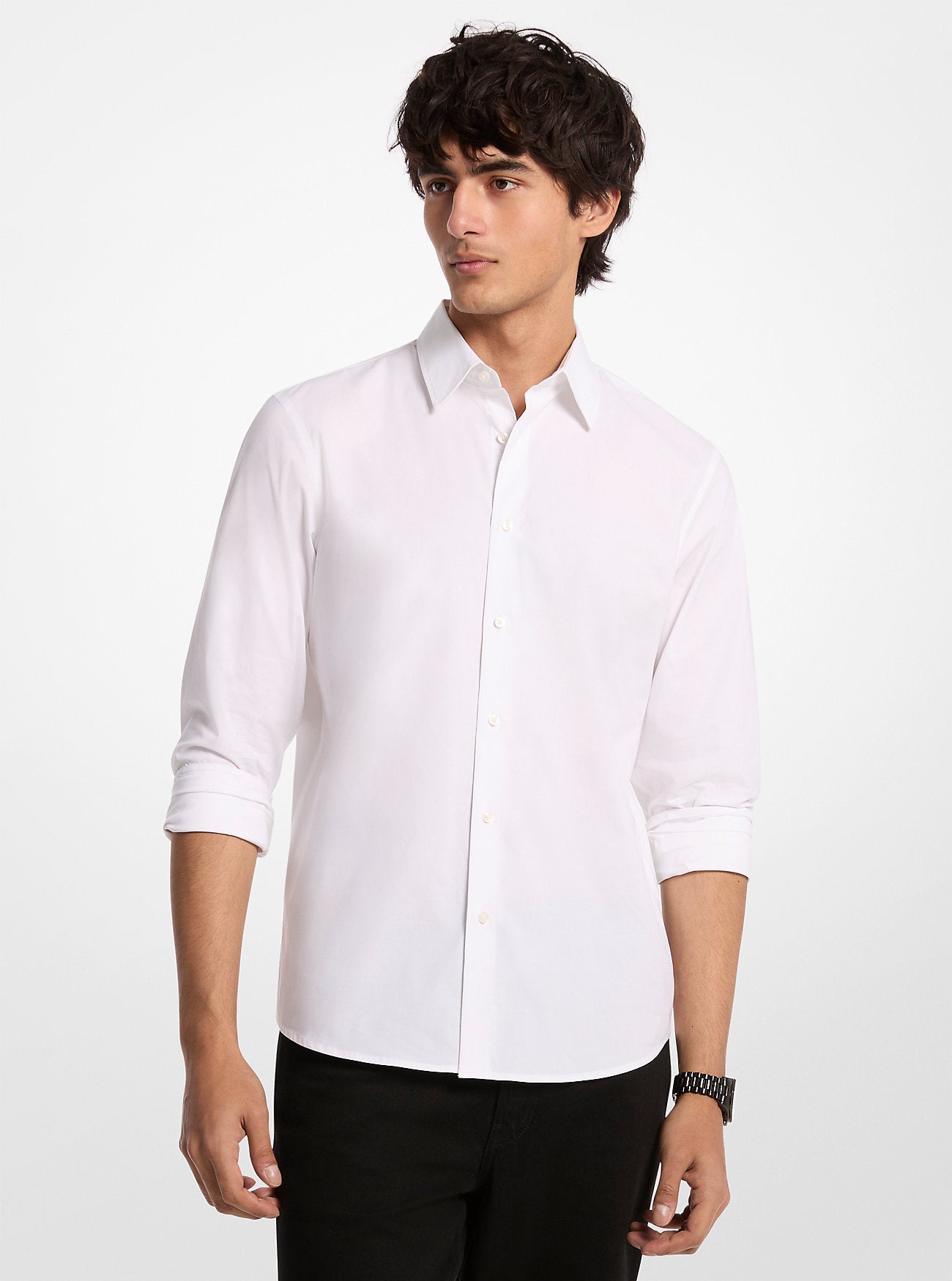 Camisa de mezcla de algodón