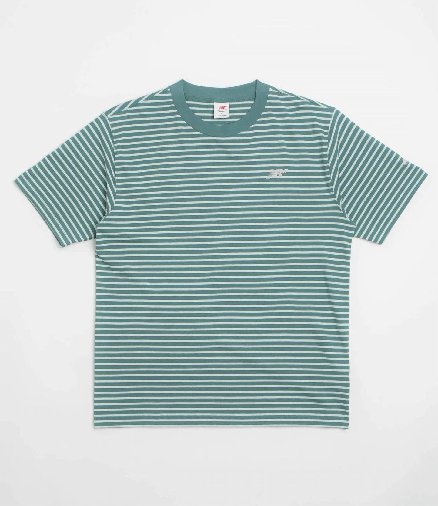Camisa de hombre a rayas color blanco y verde