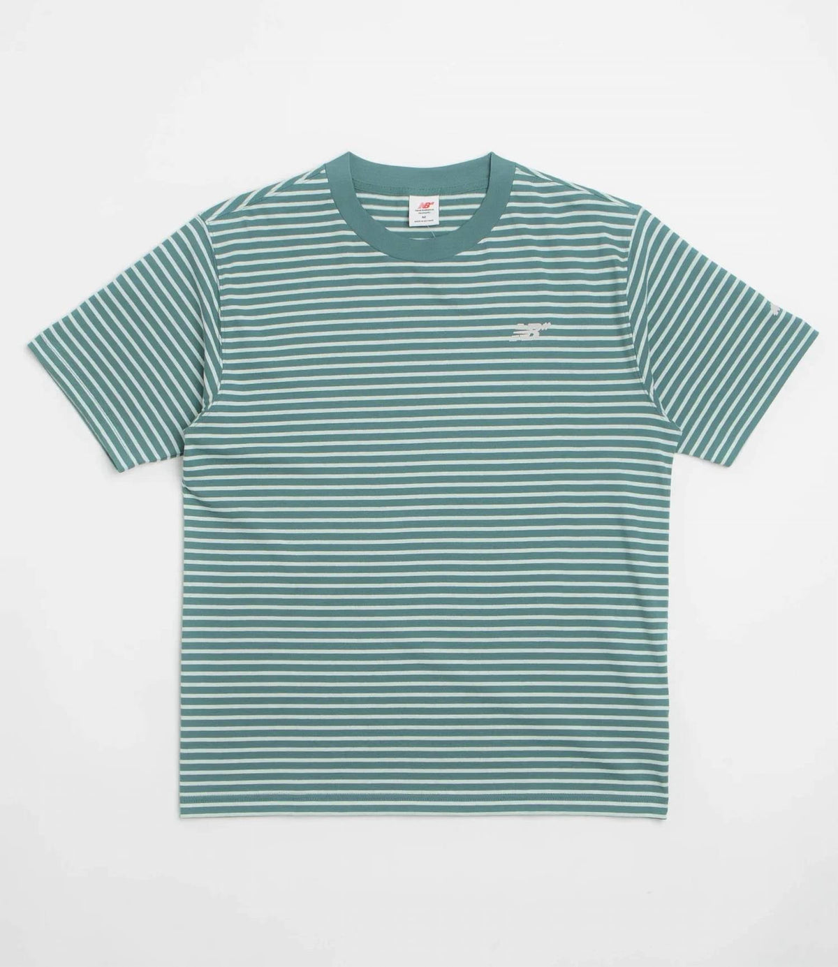 Camisa de hombre a rayas color blanco y verde