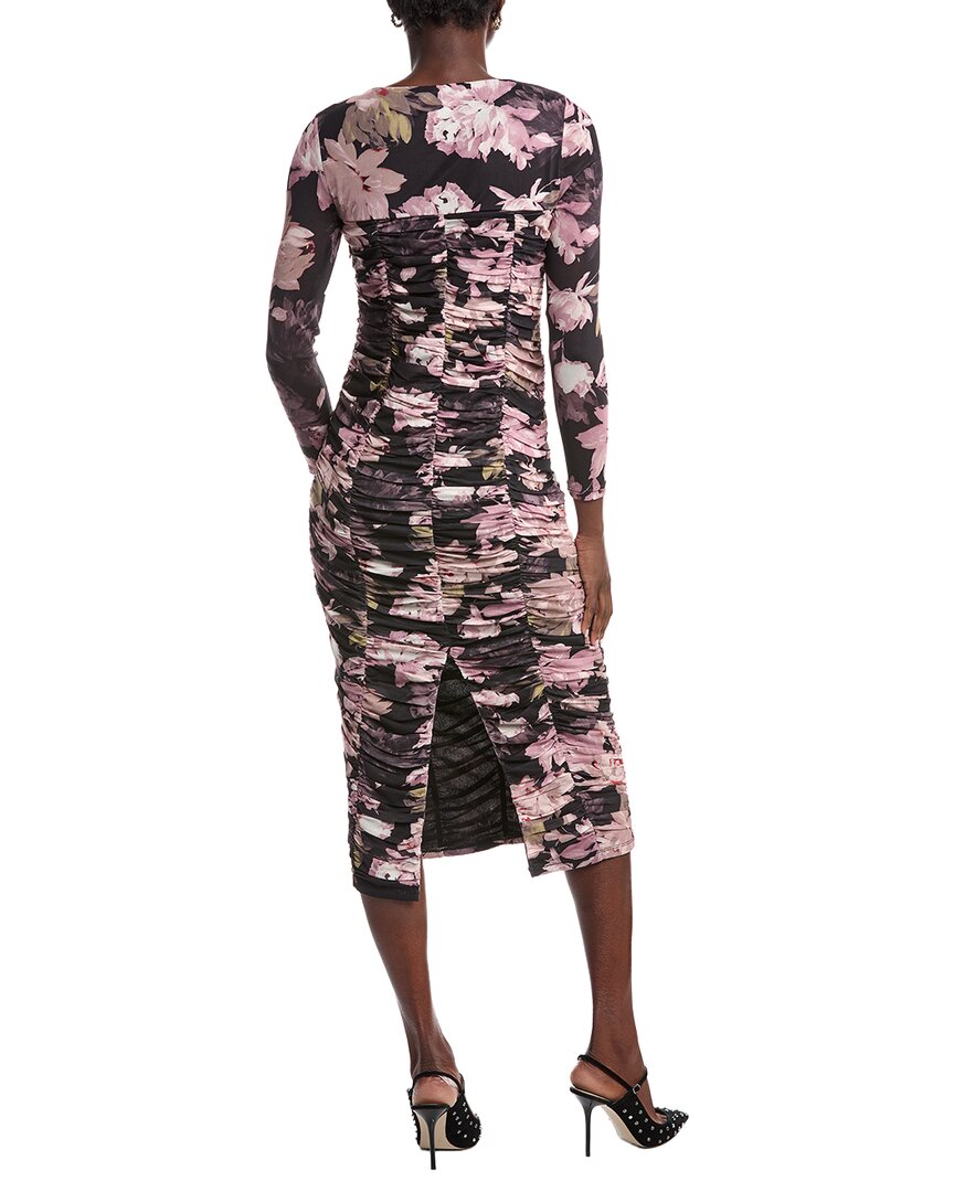 Vestido midi con estampado