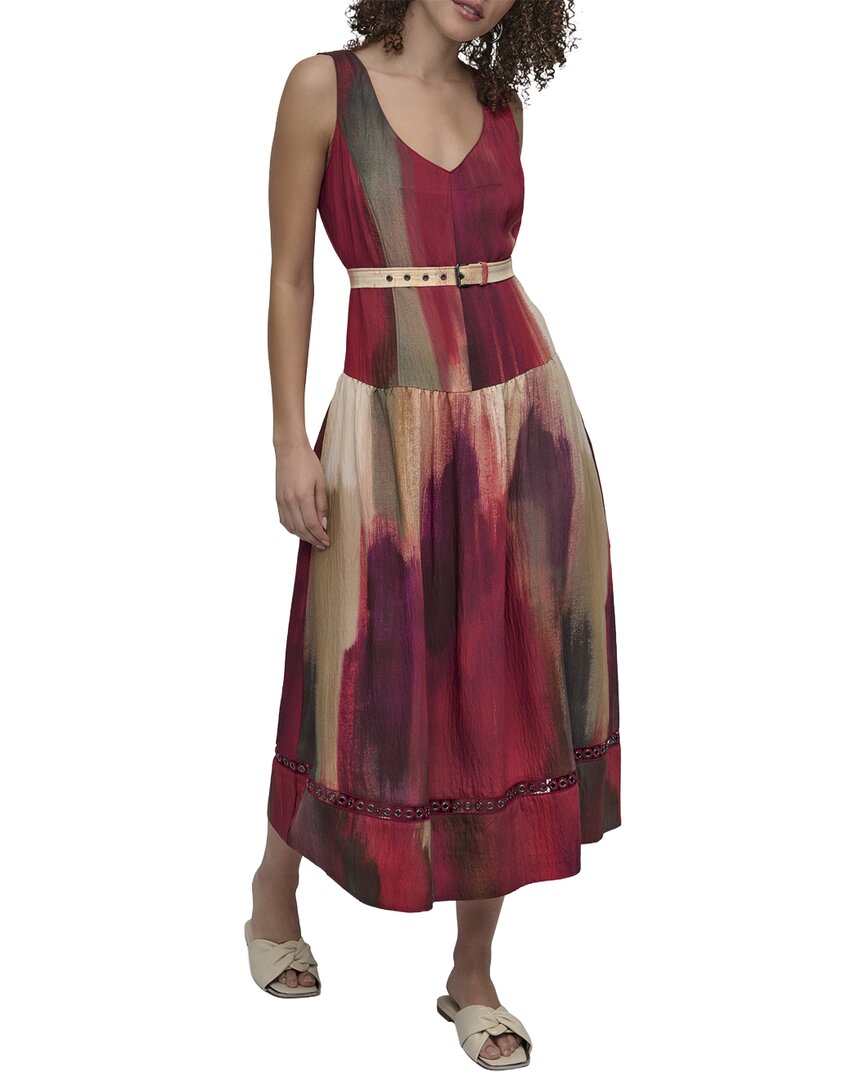 DKNY Cinturado Cuello en V