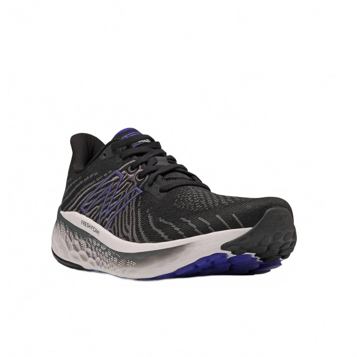 Tenis para correr de hombre color negro y violeta