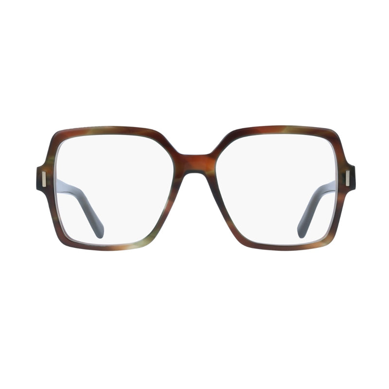 Gafas 56 mm color café y verde