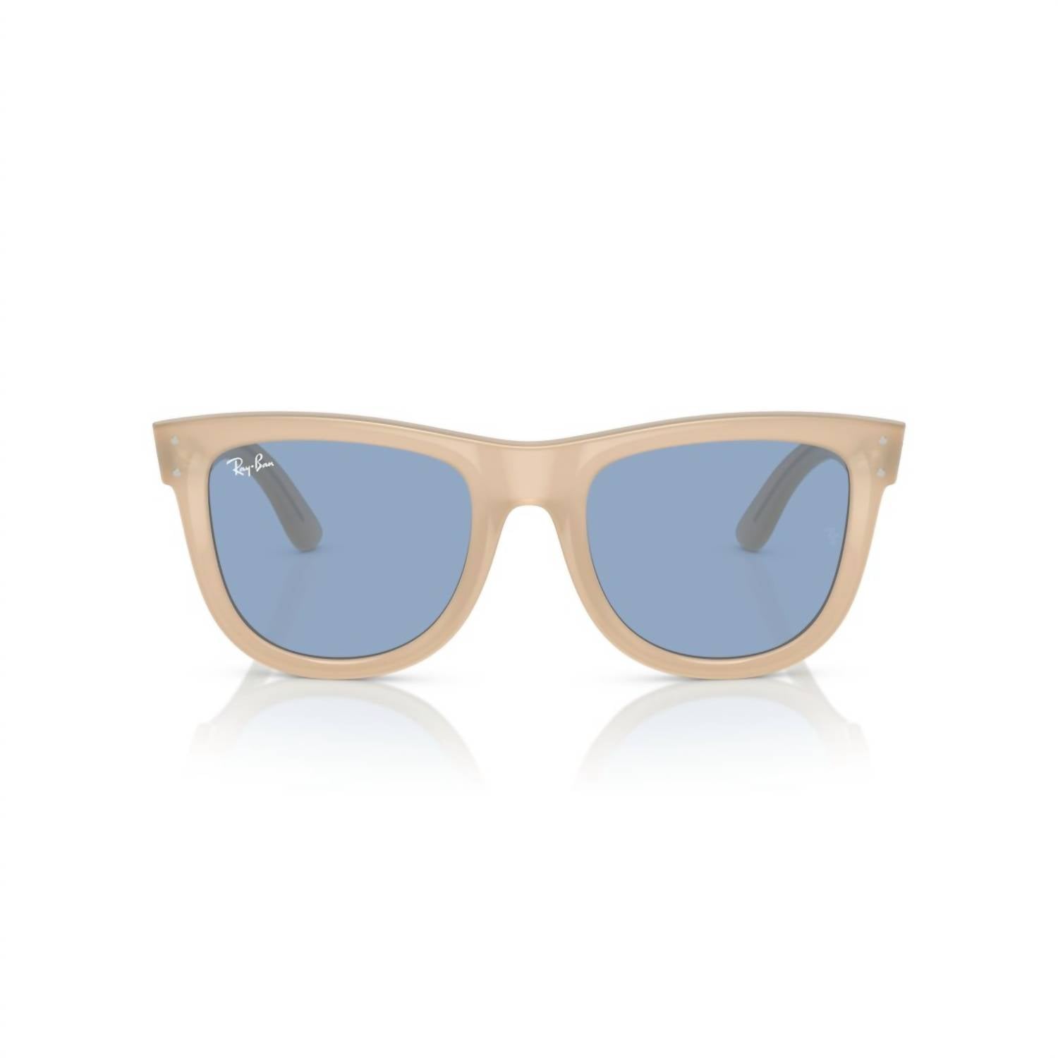 Gafas de sol unisex color azul claro y beige