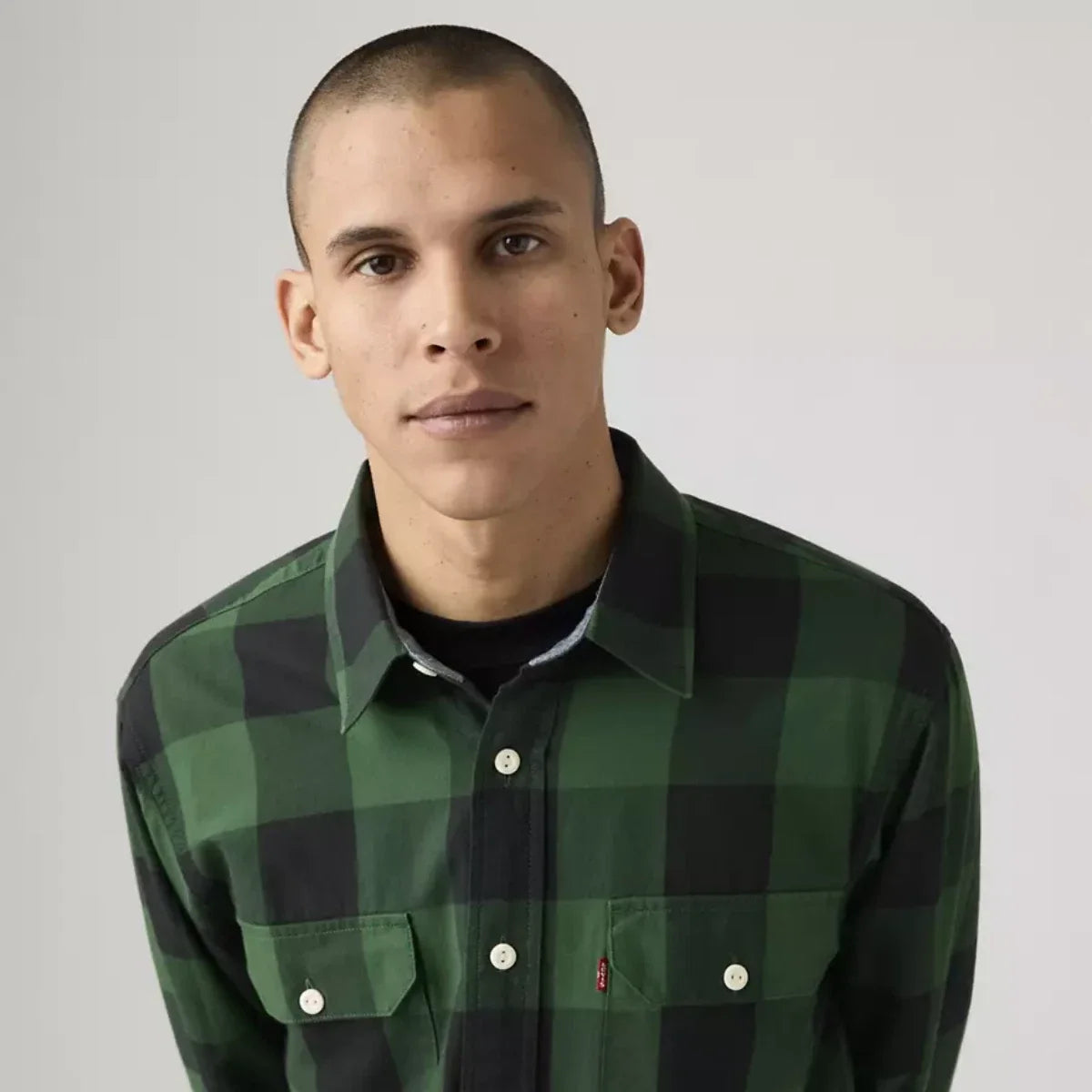 Sobrecamisa de hombre color verde