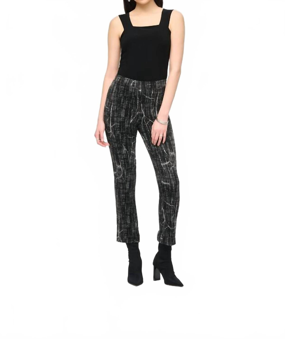Pantalón de mujer color negro y blanco