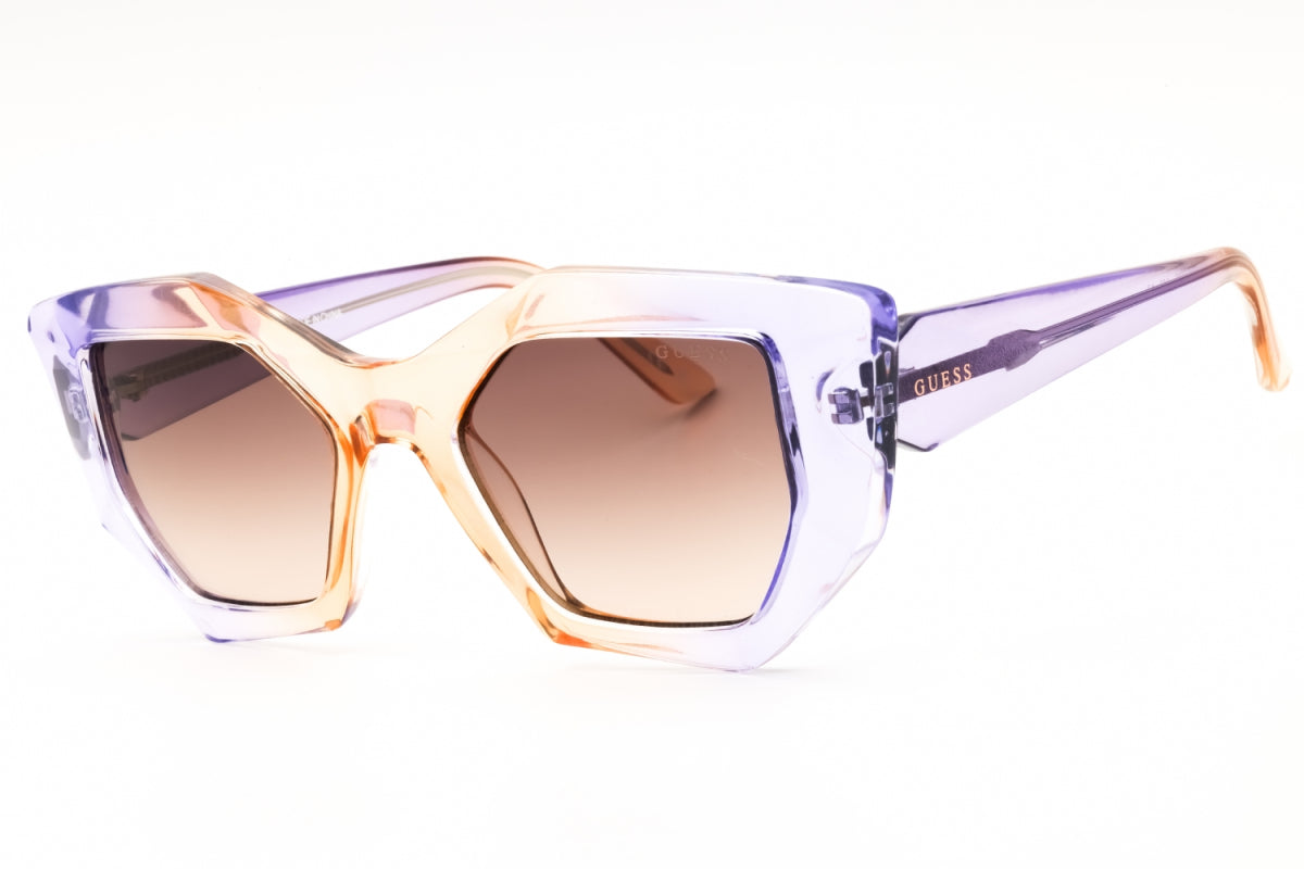 Gafas color café y lila