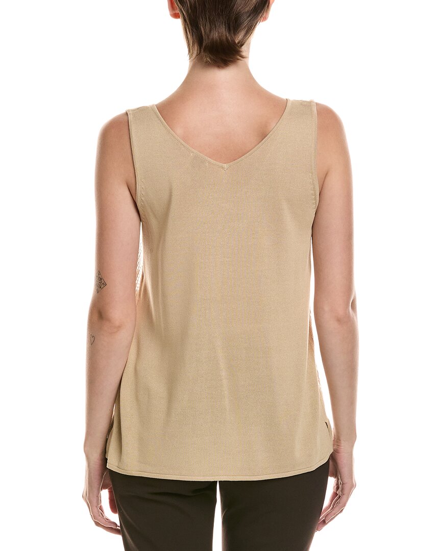 Camiseta sin mangas con cuello en V
