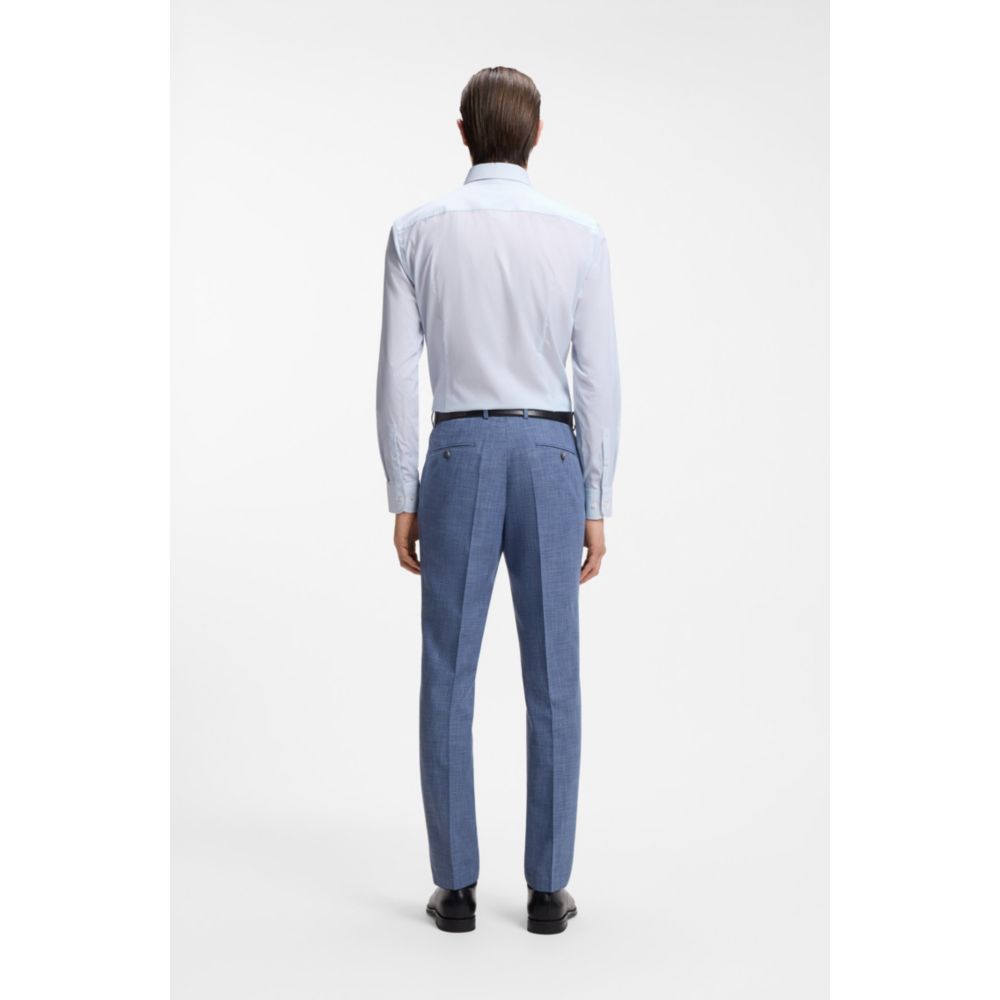 Camisa de corte ajustado a rayas