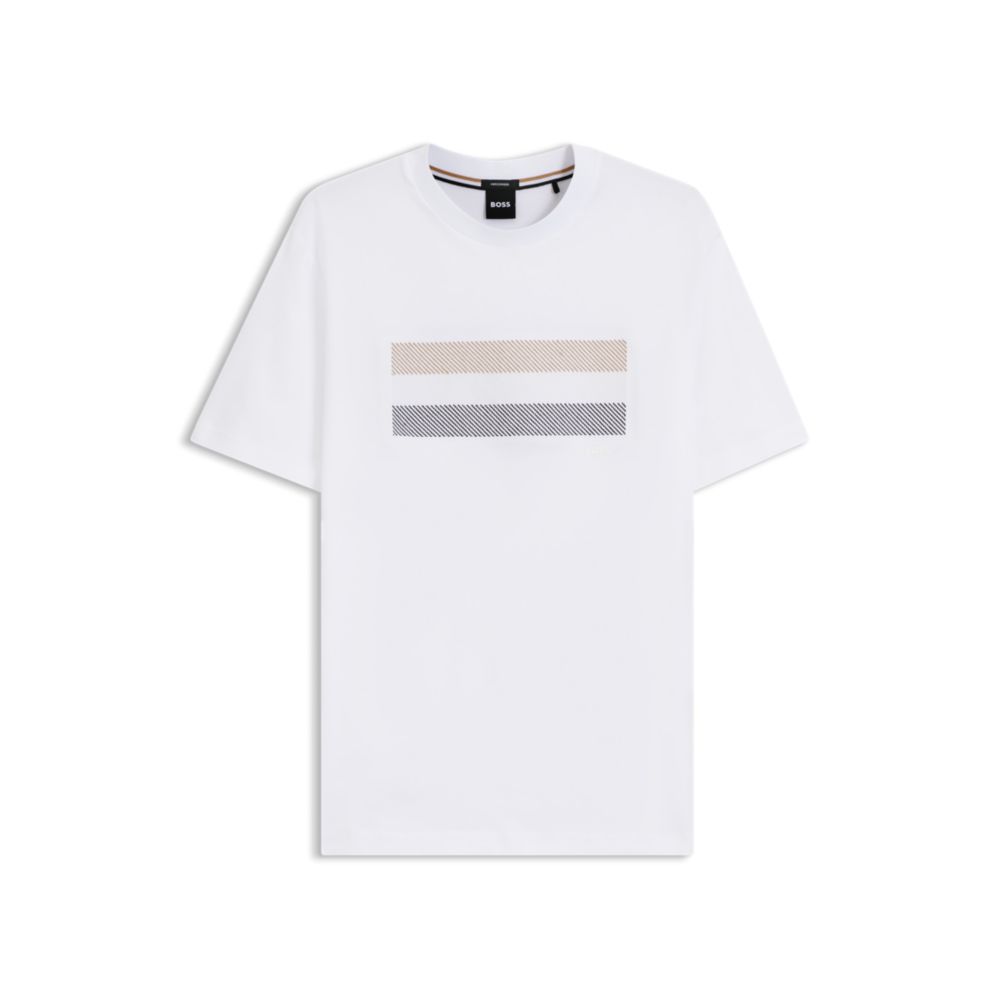 Camiseta de algodón a rayas