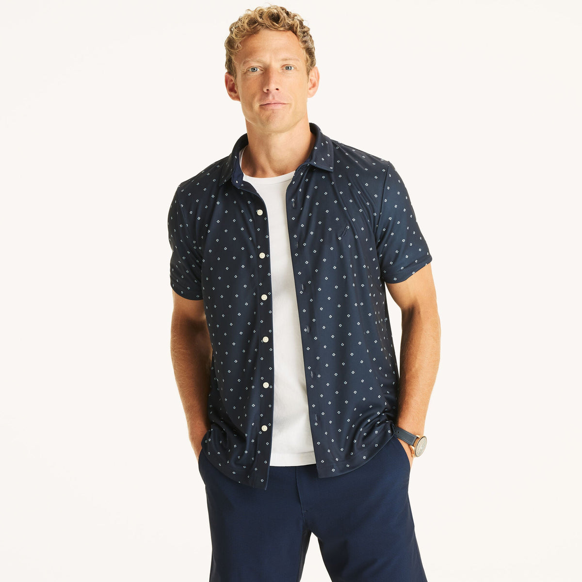 Polo de hombre con estampado