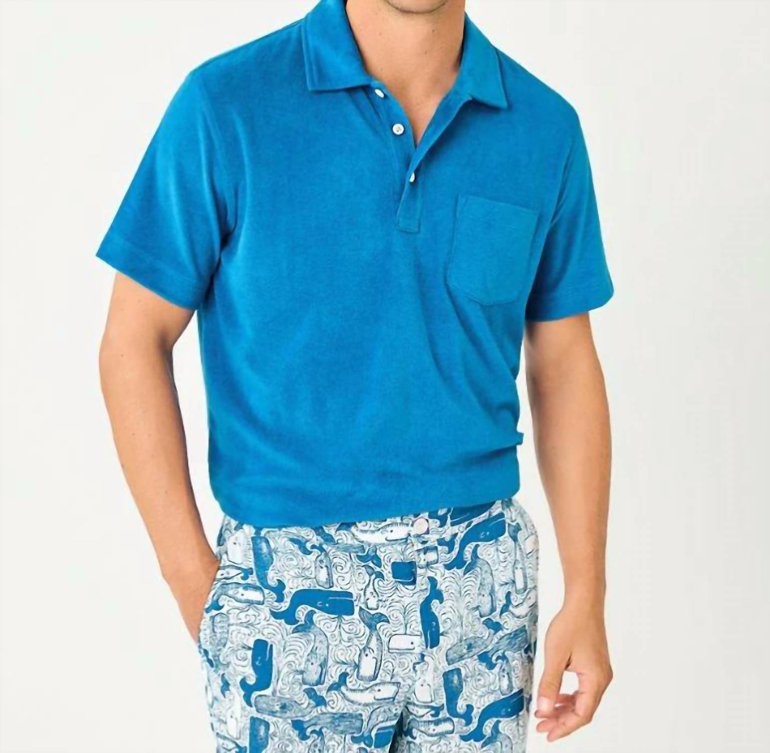 Polo color azul