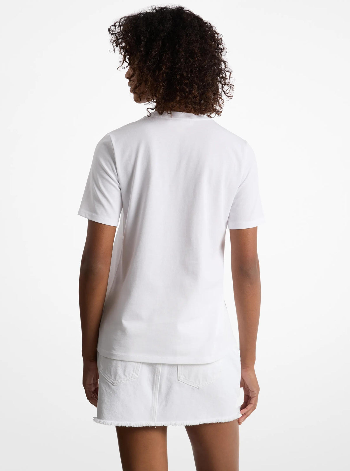 Camiseta de algodón con lentejuelas