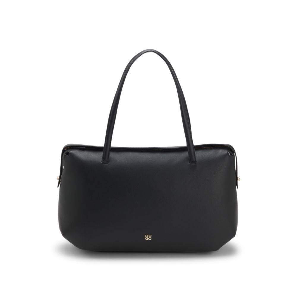 Bolso tote de efecto cuero