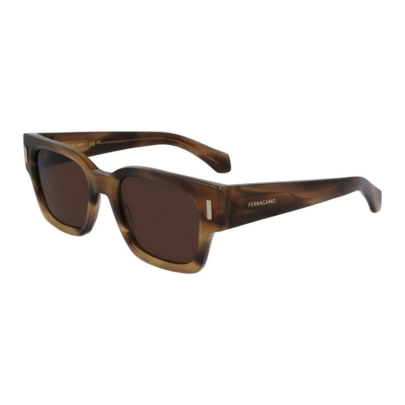 Gafas color café y caqui