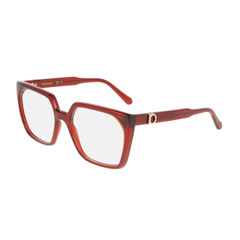 Gafas 55 mm color vinotinto