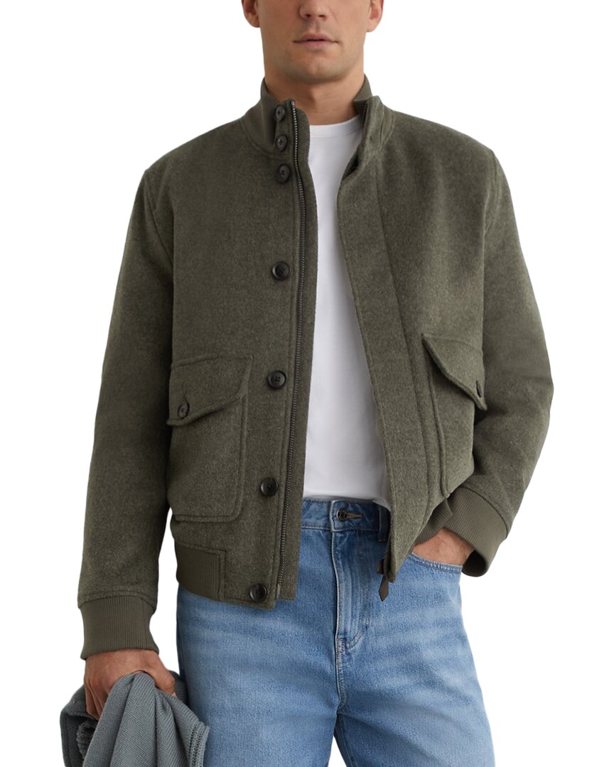 Chaqueta de mezcla de lana