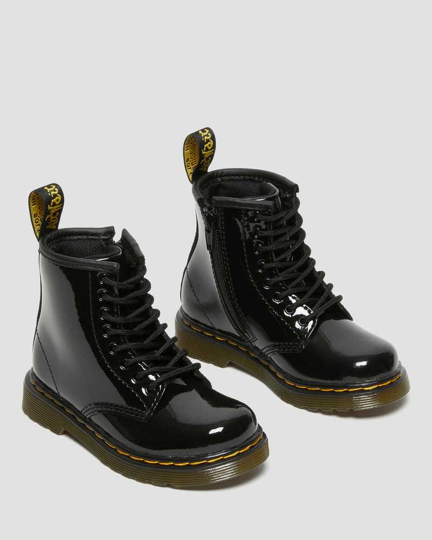 Botas infantil de cuero con cordones