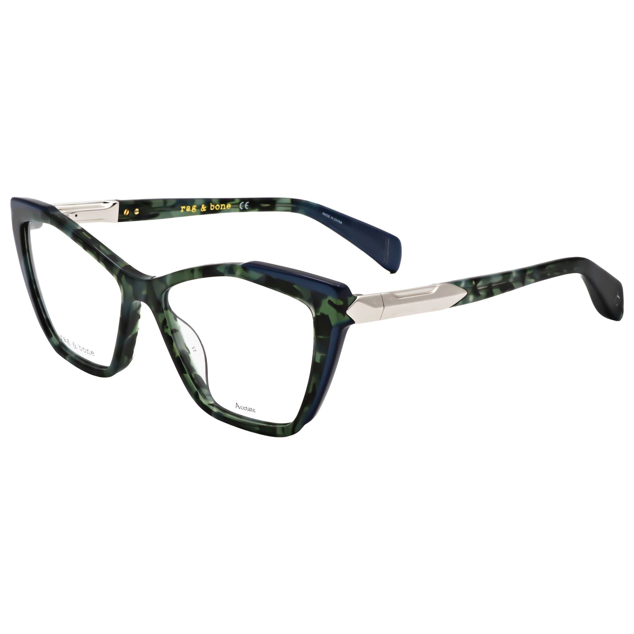 Montura para gafas de mujer 54 mm color verde