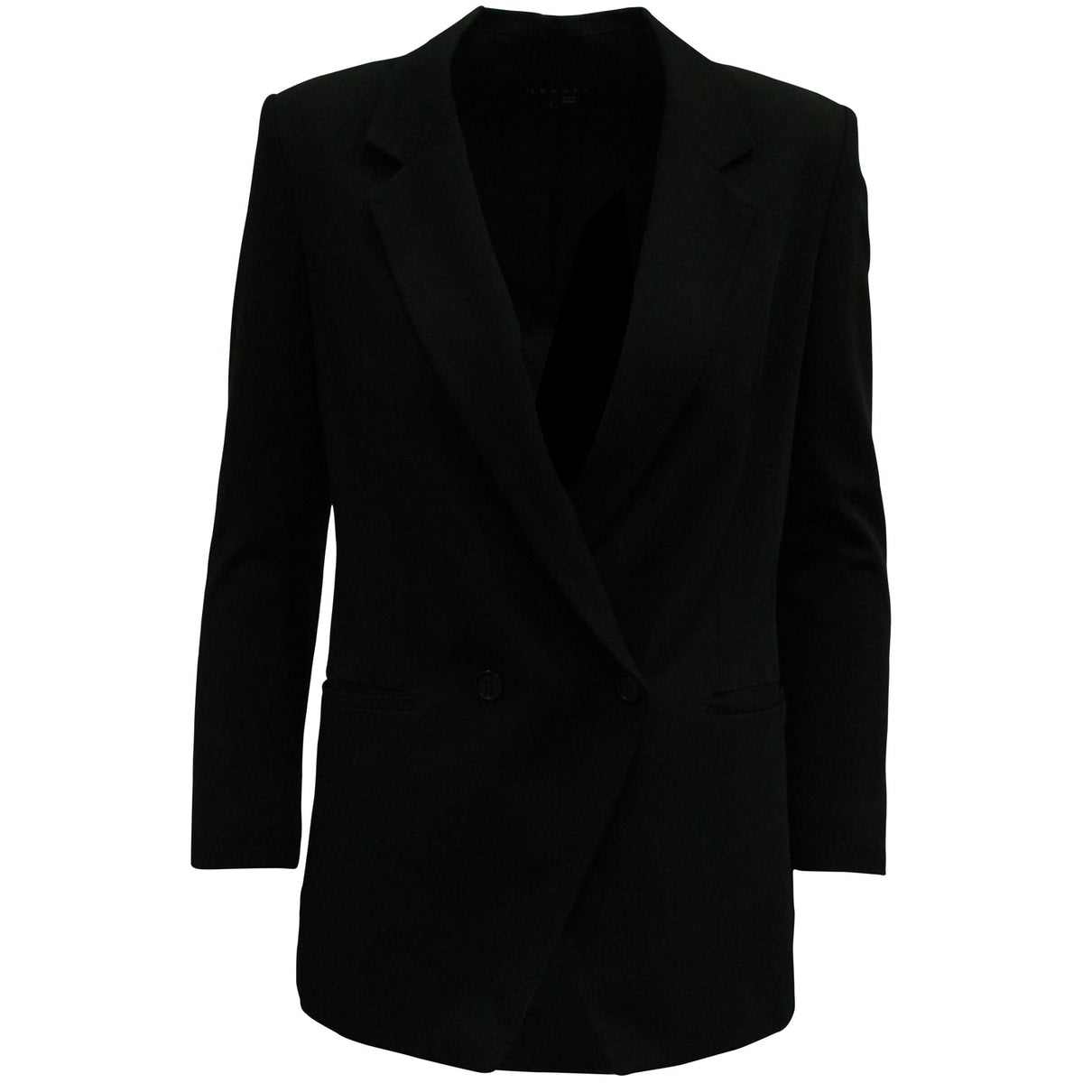 Chaqueta de lana color negro