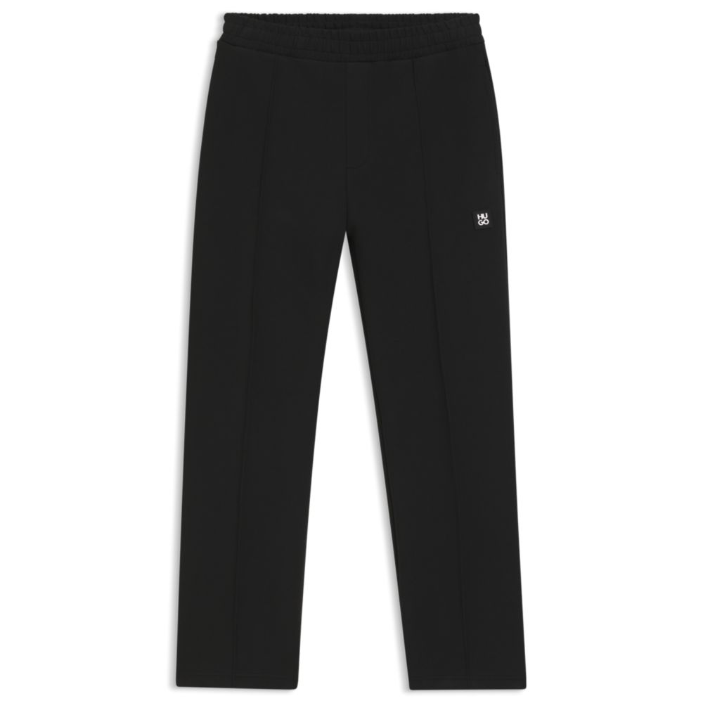 Pantalón deportivo de mezcla de algodón de corte amplio