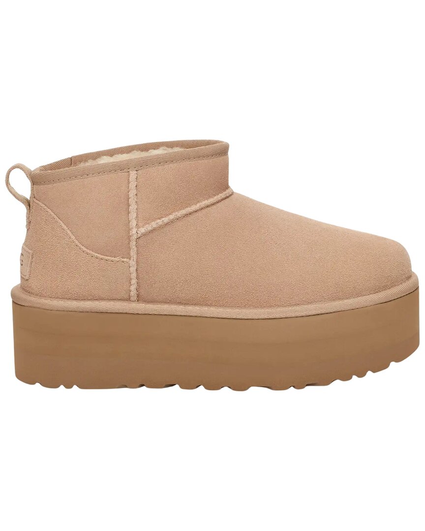 Botas de gamuza con plataforma