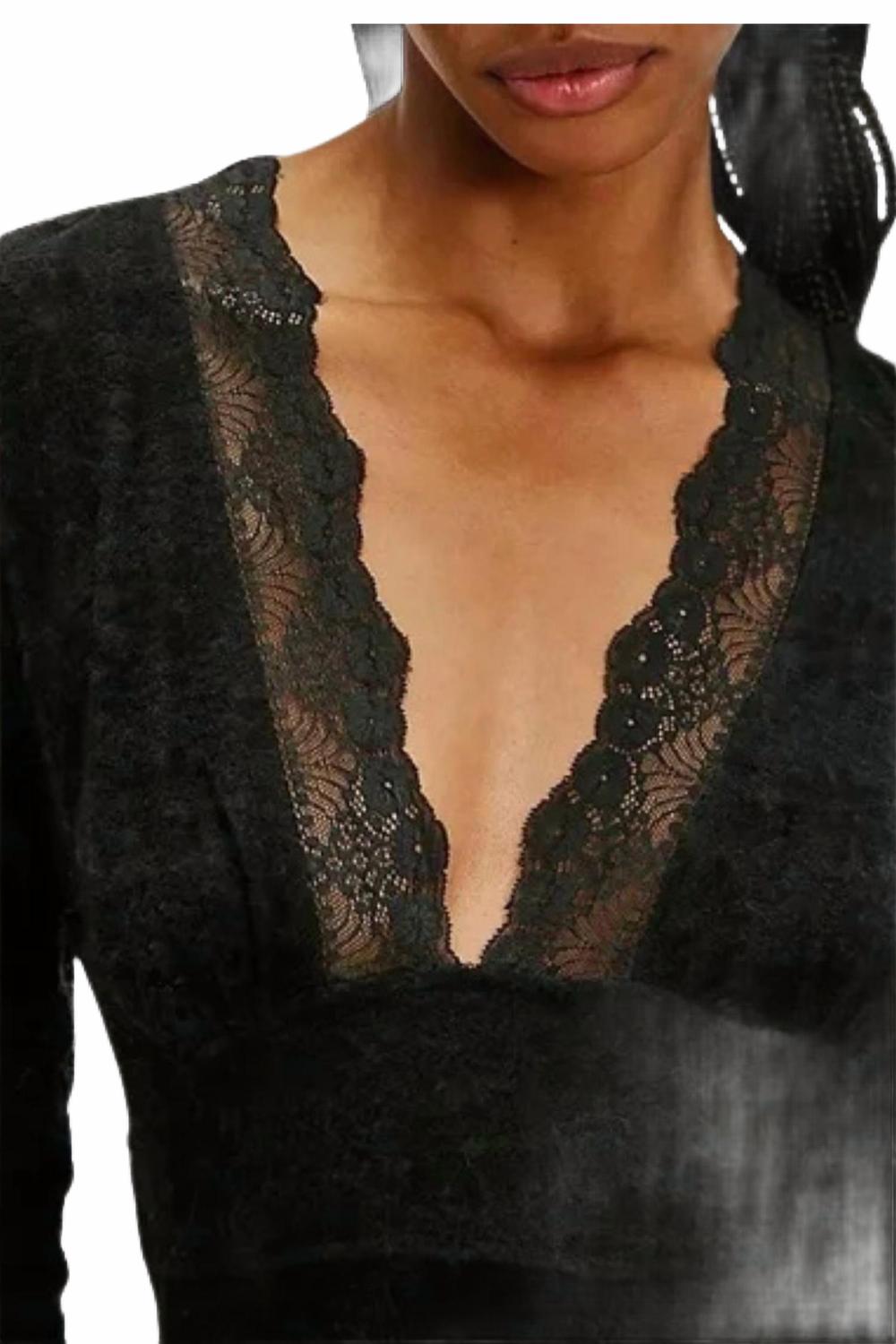 Vestido corto color negro
