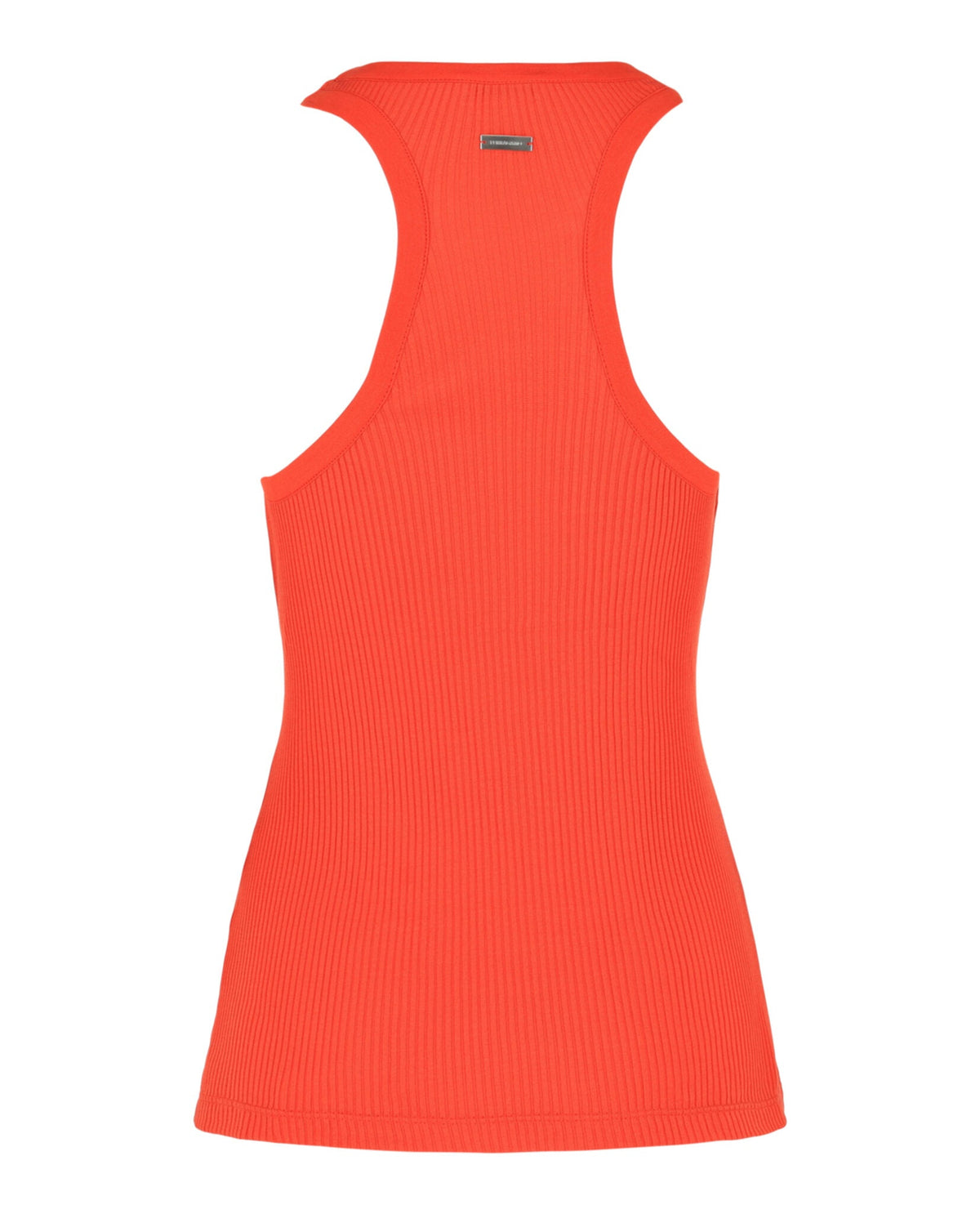 Camiseta sin mangas con tejido acanalado