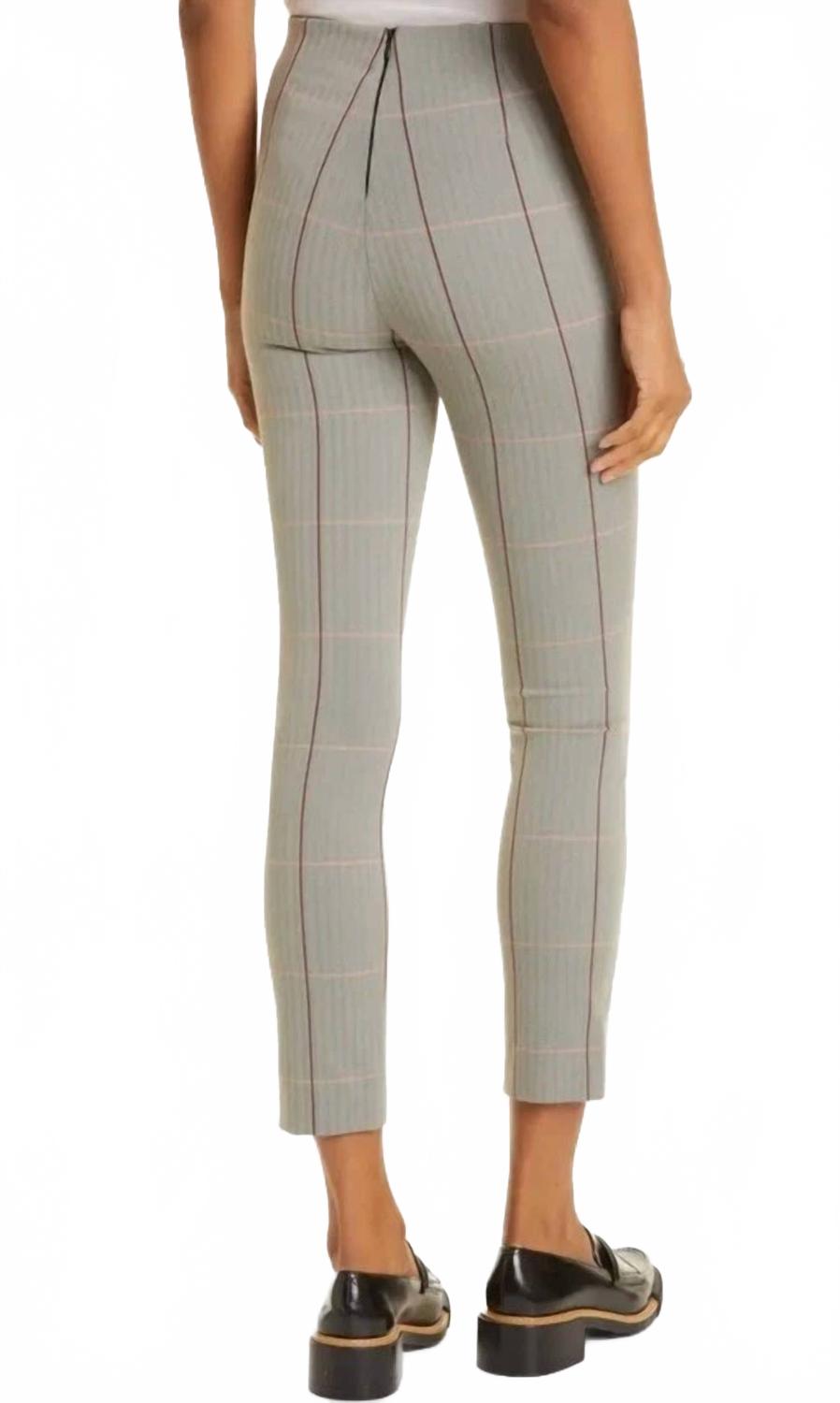 Pantalón a cuadros color gris