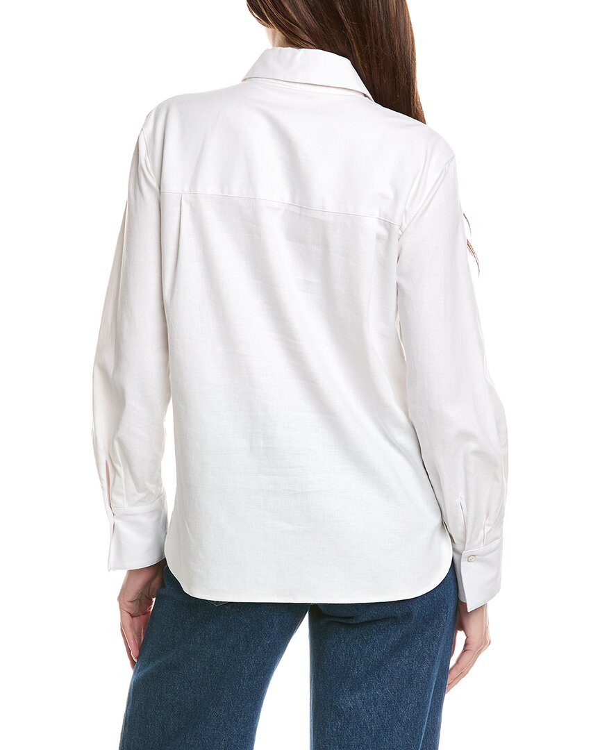 Camisa de mezcla de lino