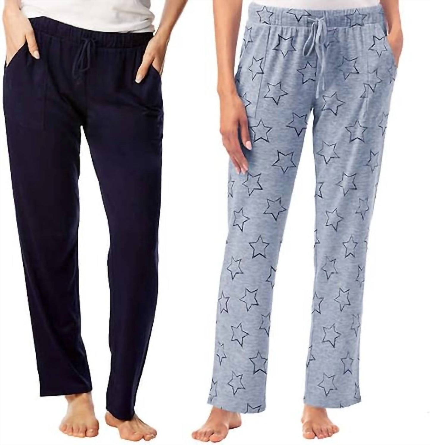 Pantalón de mujer (2 unidades) color azul marino