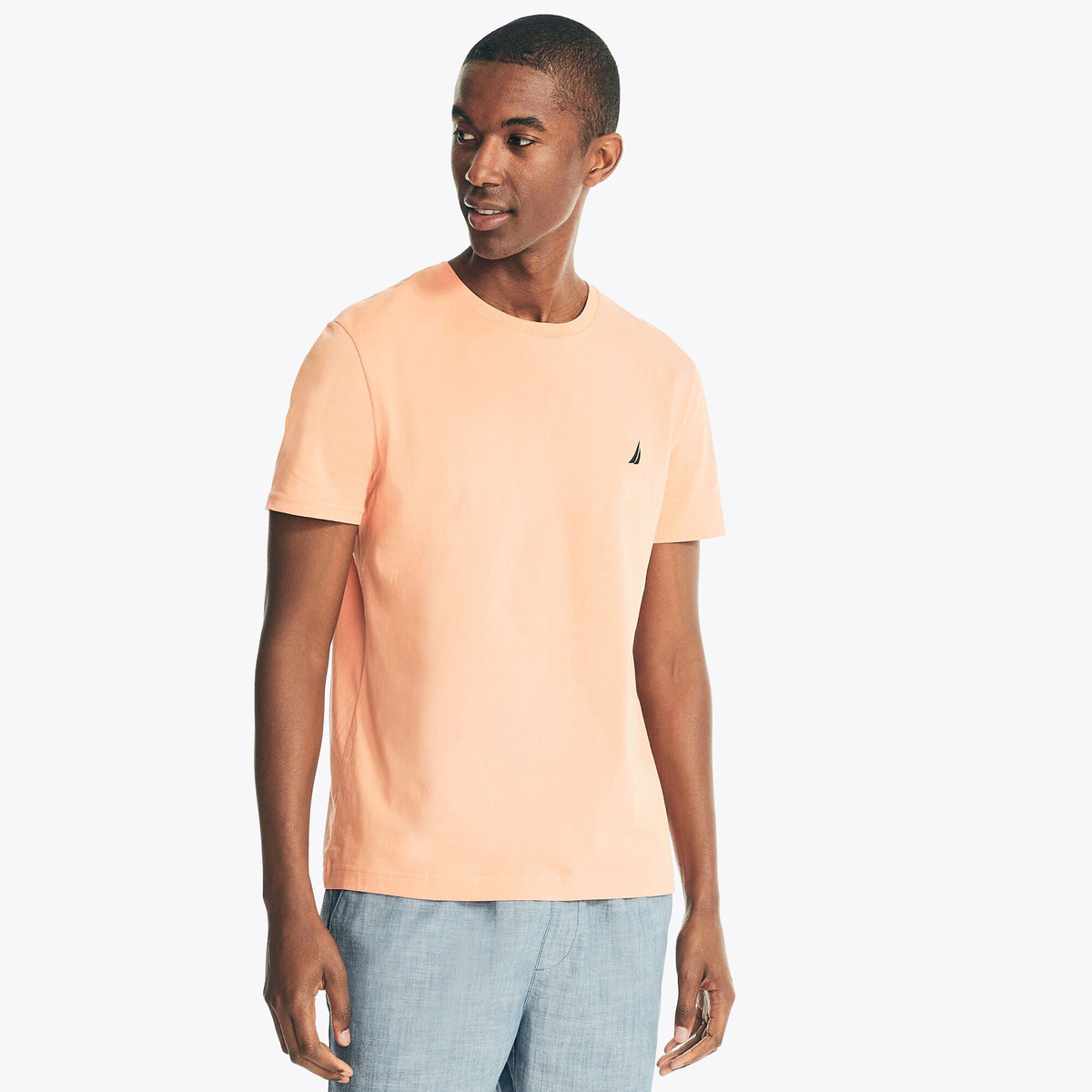 Camiseta de hombre con cuello redondo