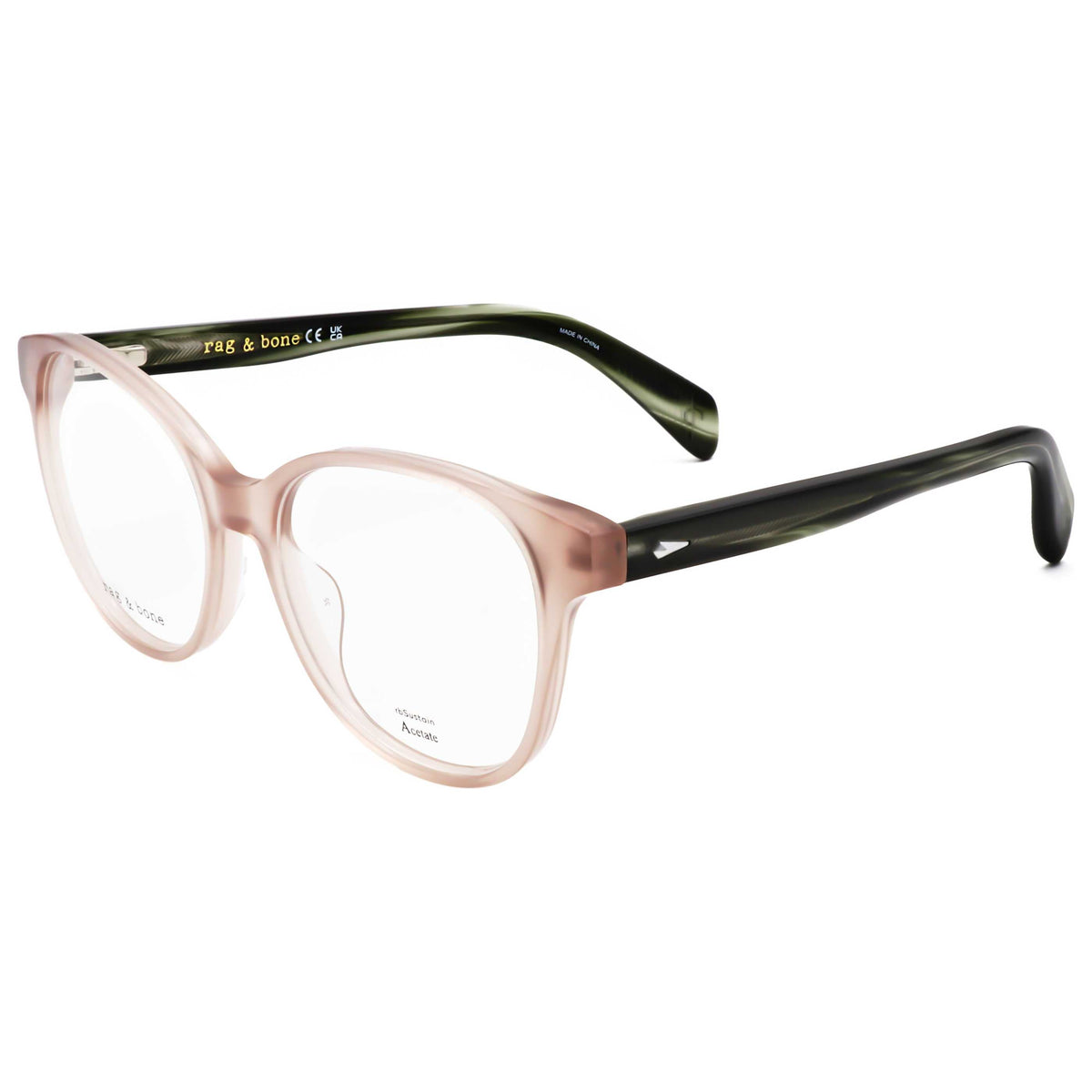 Montura para gafas de mujer 52 mm color rosado